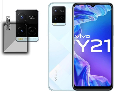 Ahwaveeda Back Camera Lens Glass Protector for VIVO Y21 CAMERA LENS(Pack of: 1)