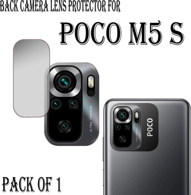 EJZATI Back Camera Lens Glass Protector for POCO M5s(Pack of: 1)