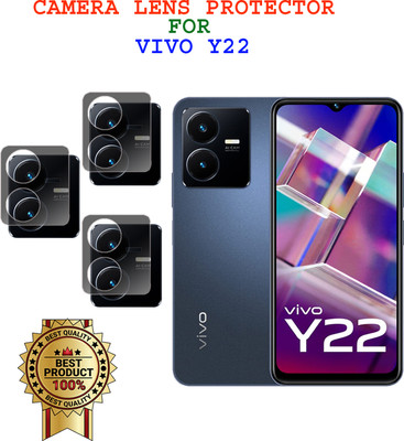 EJZATI Back Camera Lens Glass Protector for VIVO Y22(Pack of: 3)
