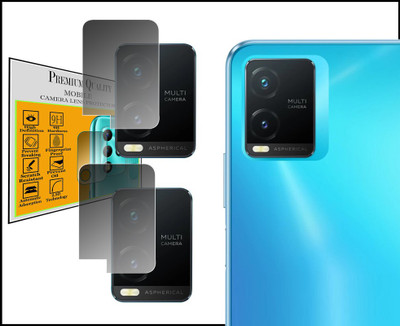 DAFFIN Back Camera Lens Glass Protector for Vivo T1X(Pack of: 2)