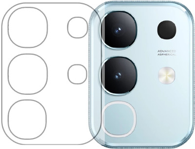 ISAAK Back Camera Lens Glass Protector for Vivo T4x 5G, iQOO Z10x 5G(Pack of: 1)