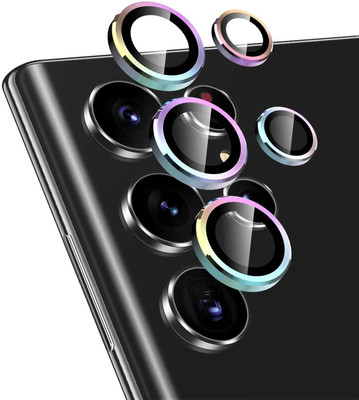 ELEF Back Camera Lens Ring Guard Protector for Samsung Galaxy S22 Ultra Camera Lens Protector Alloy Full Fit Scratch Proof Ring(Pack of: 5)