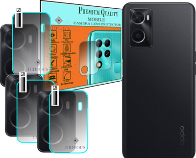HIDEOUS Back Camera Lens Glass Protector for OPPO A76(Pack of: 3)