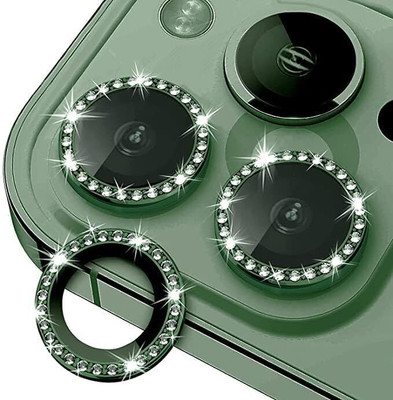 Casesily Back Camera Lens Ring Guard Protector for Apple iPhone 11 Pro Max Green(Pack of: 3)