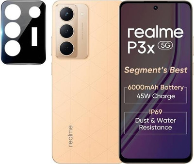 DSCASE Back Camera Lens Glass Protector for realme P3x 5G(Pack of: 1)