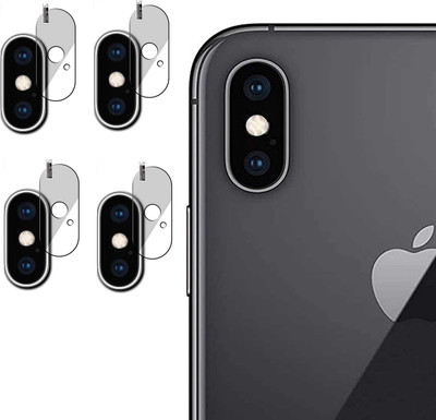 LIGHTWINGS Back Camera Lens Glass Protector for Apple iPhone X(Pack of: 4)