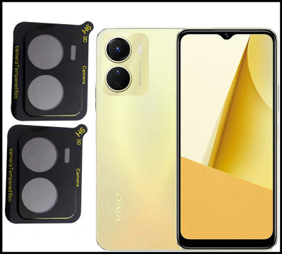 HIRDESH Back Camera Lens Glass Protector for Vivo Y16(Pack of: 2)
