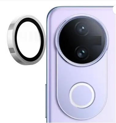ITians Back Camera Lens Glass Protector, Camera Lens Ring Guard Protector for VIVO V50 5G, Vivo V50 5G Edge to Edge Silver Ring(Pack of: 1)