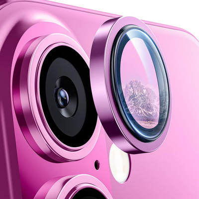 CASELIA Back Camera Lens Glass Protector for iPhone 16, iPhone 16 Plus camera lens protector(Pack of: 1)