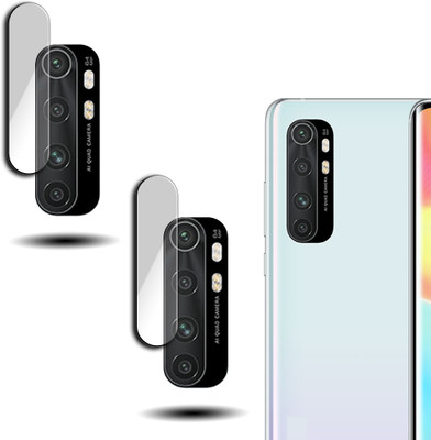 Hi-Cam Back Camera Lens Glass Protector for Xiaomi Mi Note 10 Lite(Pack of: 2)