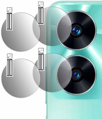 YCHROZE Back Camera Lens Glass Protector for Realme C55(Pack of: 2)