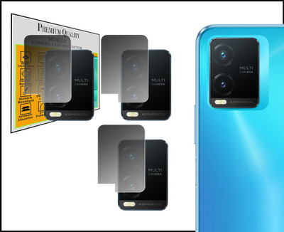 DAFFIN Back Camera Lens Glass Protector for Vivo T1X(Pack of: 3)