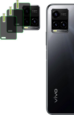 EJZATI Back Camera Lens Glass Protector for .vivo Y21, Y21e, Y21a, Y21s, Y21t, Y33t, vivo y33s(Pack of: 3)