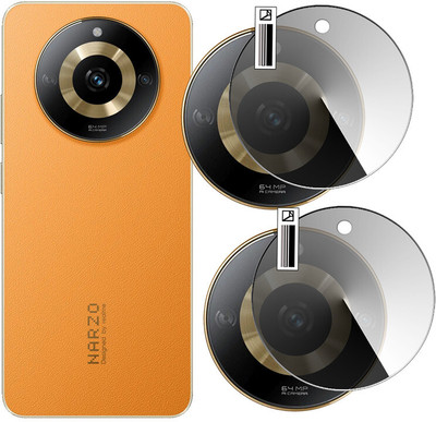 DAFFIN Back Camera Lens Glass Protector for realme narzo 60 5G(Pack of: 2)