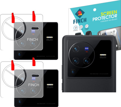 FINCH Back Camera Lens Glass Protector for VIVO X80 PRO(Pack of: 2)