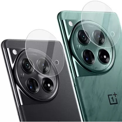 RUNEECH Back Camera Lens Glass Protector, Camera Lens Ring Guard Protector for OnePlus 12 5G, 1+12 5G Edge to Edge Camera Glass Protector(Pack of: 2)