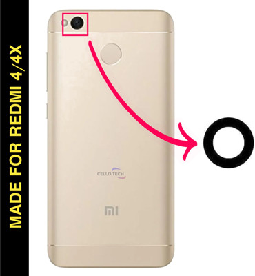 CELLO TECH Back Camera Lens Glass Protector for MI REDMI 4, MI REDMI 4X(Pack of: 1)