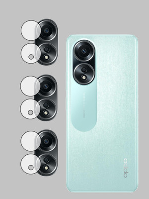 EJZATEX Back Camera Lens Glass Protector for OPPO A58, CAMERA LENS(Pack of: 3)
