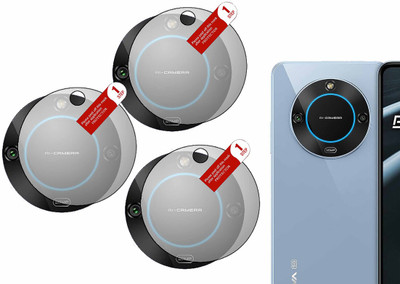 HIDEOUS Back Camera Lens Glass Protector for LAVA Blaze 2 5G(Pack of: 3)