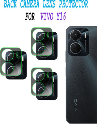 EJZATEX Back Camera Lens Glass Protector for VIVO Y16(Pack of: 3)