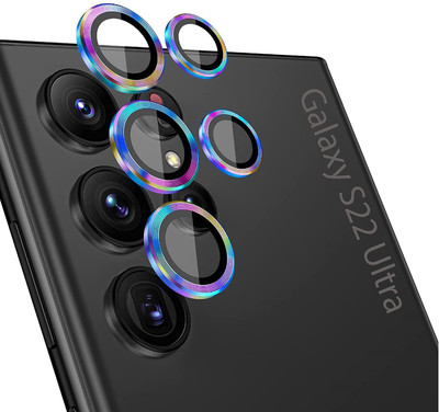 Mobilive Back Camera Lens Glass Protector for Samsung Galaxy S22 Ultra Camera Protector(Pack of: 1)