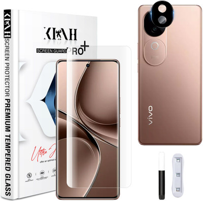 KLAH Back Camera Lens Glass Protector for Vivo V40e 5G, with 3D Curved Full Screen Coverage Tempered Glass(Pack of: 1)
