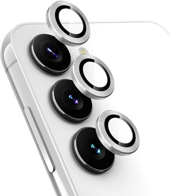 Evett Back Camera Lens Ring Guard Protector for Samsung A15 (5G) Silver(Pack of: 3)