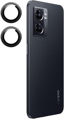 KHR Back Camera Lens Ring Guard Protector, Camera Lens Glass Protector for Oppo K10 5G Alloy Ring, Edge to Edge Coverage and Easy Installation(Pack of: 2)