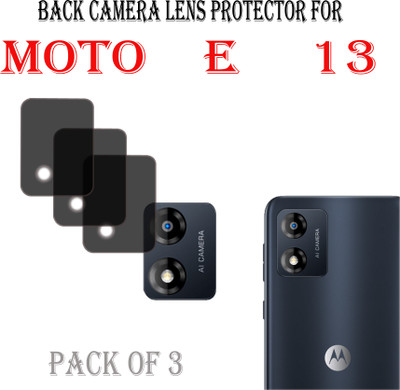 EJZATI Back Camera Lens Glass Protector for MOTO E13(Pack of: 3)