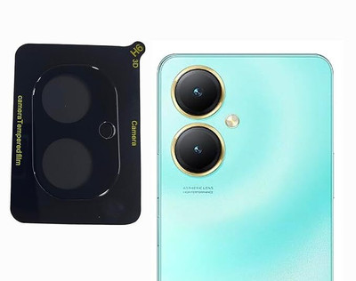 YAFILO Back Camera Lens Glass Protector for vivo Y27 4G Anti-Scratch / Tempered Glass [Easy Installation] Black(Pack of: 1)