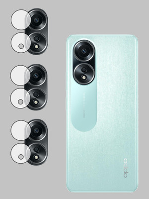 EJZATI Back Camera Lens Glass Protector for OPPO A58, BACK CAMERA LENS(Pack of: 3)