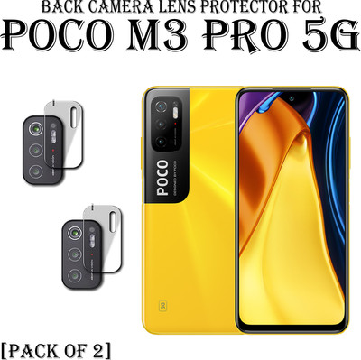 EJZATI Back Camera Lens Glass Protector for POCO M3 PRO 5G(Pack of: 2)