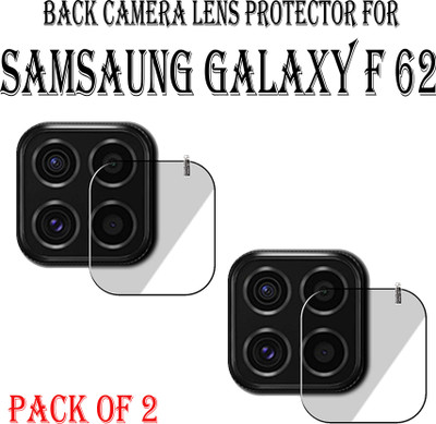 EJZATI Back Camera Lens Glass Protector for SAMSUNG GALAXY F62(Pack of: 2)