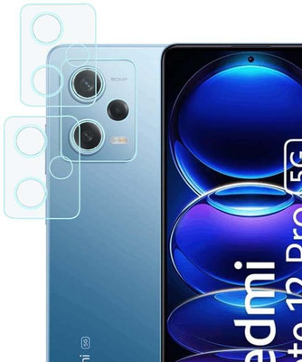 MOKPLZ Back Camera Lens Glass Protector for REDMI NOTE 12 PRO 5G(Pack of: 2)