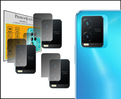 Ychroze Back Camera Lens Glass Protector for Vivo T1X(Pack of: 3)