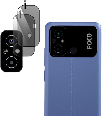 EZGER Back Camera Lens Glass Protector for POCO C55(Pack of: 2)