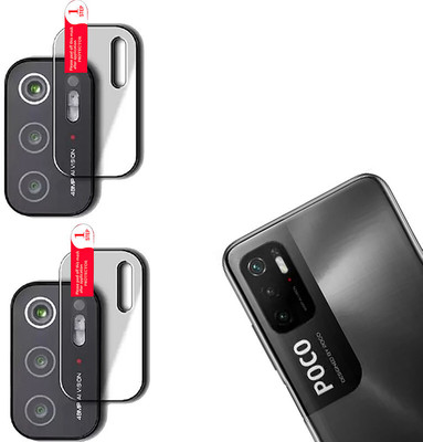DAFFIN Back Camera Lens Glass Protector for Poco M3 Pro 5G(Pack of: 2)