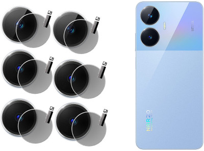 DAFFIN Back Camera Lens Glass Protector for realme narzo N55,(Pack of: 3)
