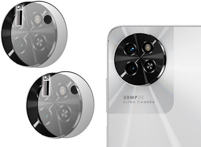 DAFFIN Back Camera Lens Glass Protector for Itel S23(Pack of: 2)