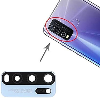 GPTECK Back Camera Lens Glass Protector for VIVO Y50 Camera Lens(Pack of: 1)
