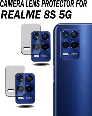 ejzatex Back Camera Lens Glass Protector for REALME 8S 5G(Pack of: 2)