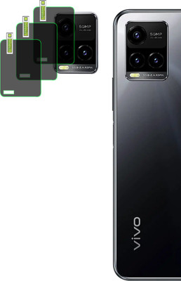 EJZATI Back Camera Lens Glass Protector for .vivo Y21, Y21e, Y21a, Y21s, Y21t, Y33t, vivo y33s(Pack of: 3)