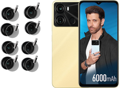 EZGER Back Camera Lens Glass Protector for Itel P40(Pack of: 4)