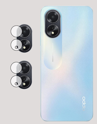 EJZATEX Back Camera Lens Glass Protector for OPPO A18, BACK CAMERA LENS PROTECTOR(Pack of: 2)