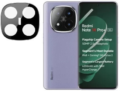 ALKSTORE Back Camera Lens Glass Protector for Redmi Note 14 Pro Plus 5G, Redmi Note 14 Pro+(Pack of: 1)