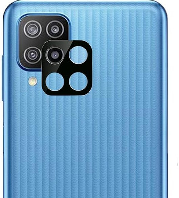 YAFILO Back Camera Lens Glass Protector for Samsung Galaxy F12 Anti-Scratch Glass [Easy Installation] Black(Pack of: 1)