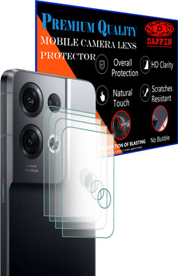 DAFFIN Back Camera Lens Glass Protector for OPPO Reno8 Pro 5G(Pack of: 4)