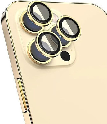 Covershub Back Camera Lens Glass Protector for Apple iphone 14 Pro Max (Golden)(Pack of: 1)
