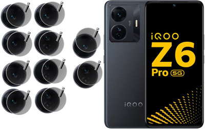 DAFFIN Back Camera Lens Glass Protector for iQOO Z6 Pro 5G(Pack of: 5)