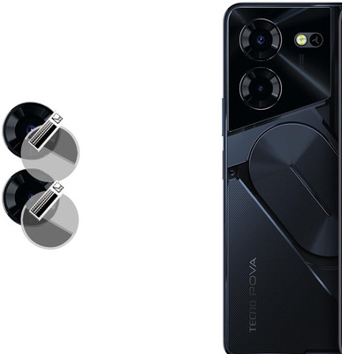 Hideous Front Camera Lens Glass Protector for TECNO Pova 5 Pro 5G(Pack of: 2)